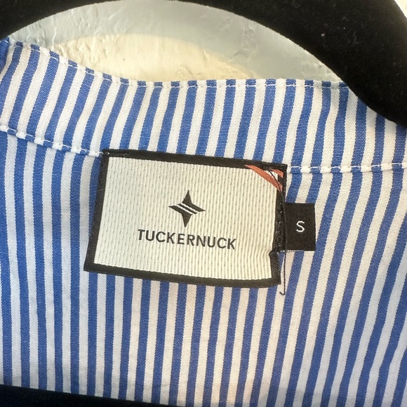 Tuckernuck Blue Stripe Royal Shirt Dress Size S - Picture 5 of 6